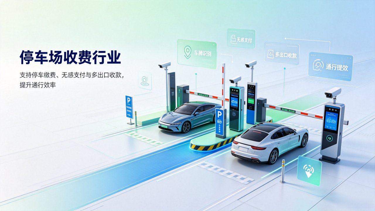 九江拓来汽车贸易有限公司停车场收费行业合作场景